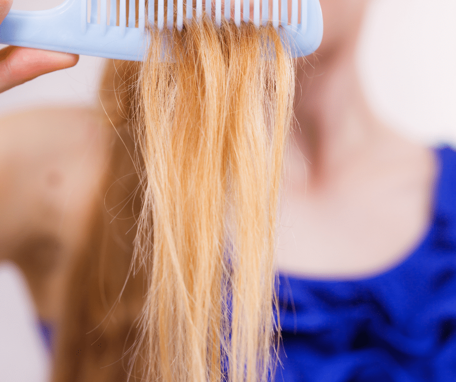 coupe cheveux pour éliminer pointes abîmées
